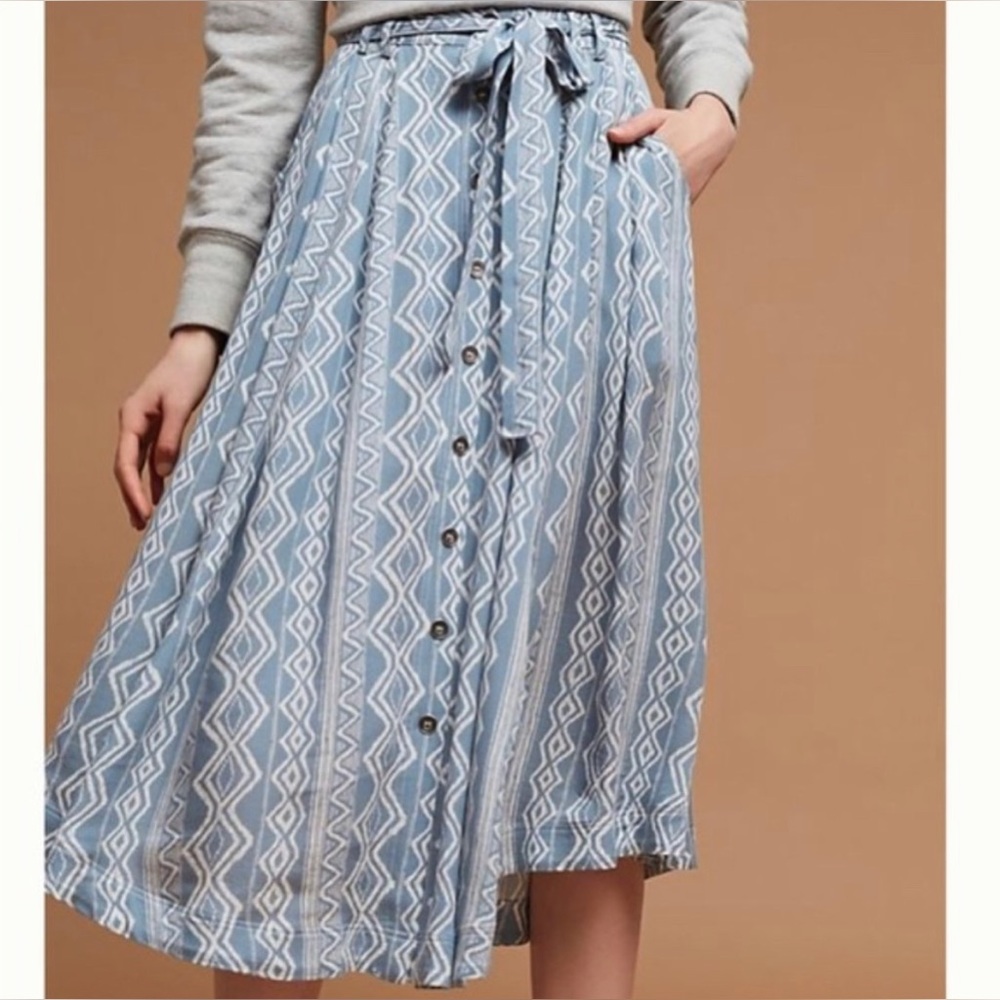 Anthropologie moon river skirt